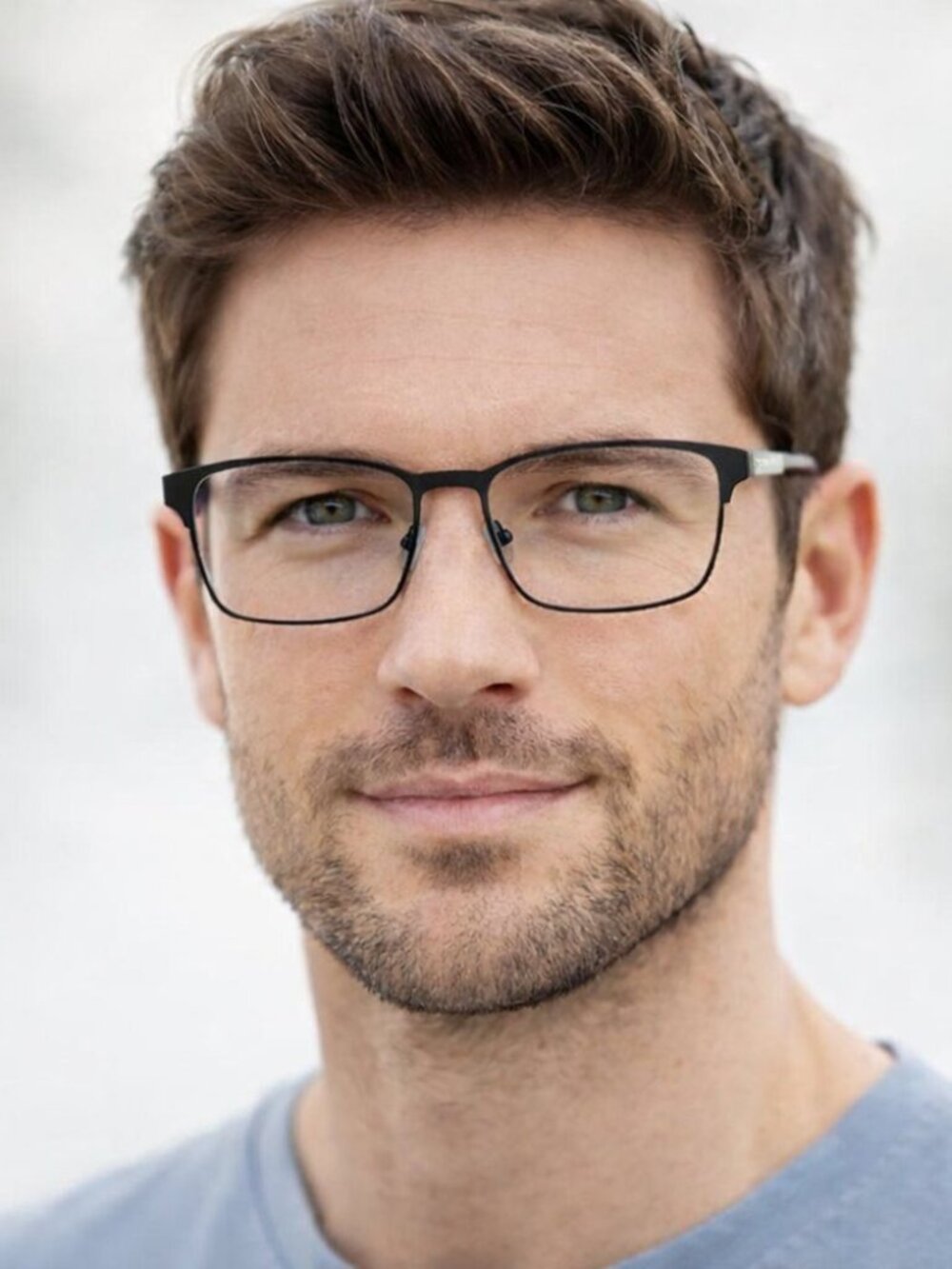 Lot of 5 Timberland Eyeglasses Frame TB1575 . 57-17-145 Matte Semi Rimless Metal